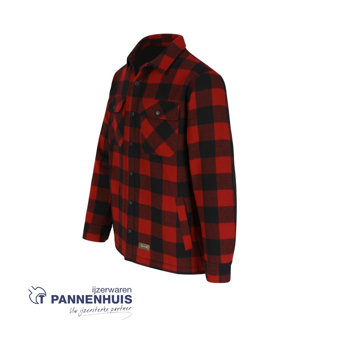 Herock Puro jas donker rood/zwart XXL - Afbeelding 2