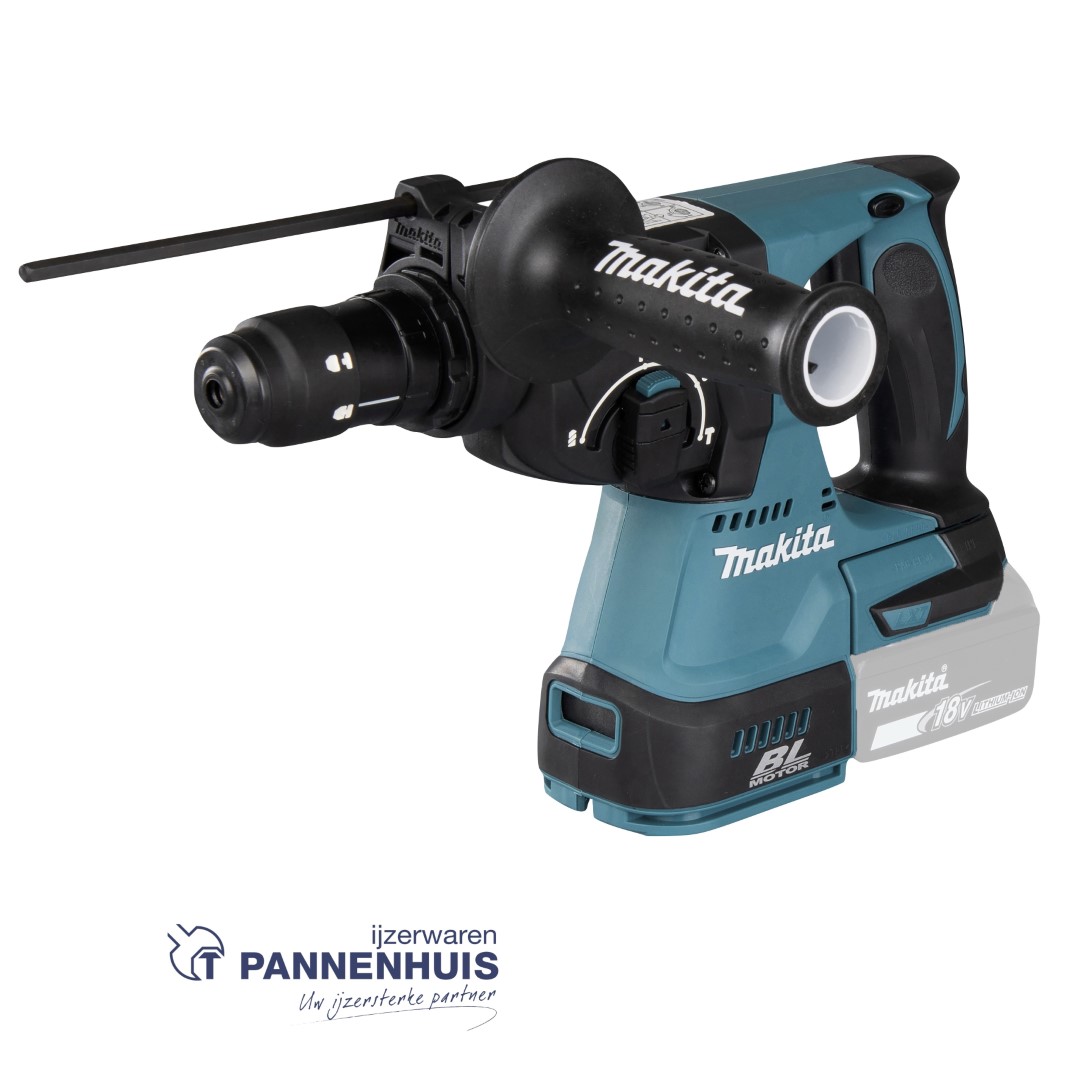 Makita DHR243ZJ Accu SDS+ combihamer 24mm LXT 18V body in koffer - Afbeelding 2
