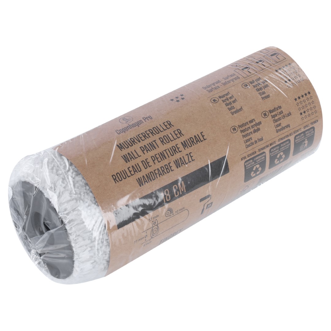Copenhagen Pro muurverfroller fingrey - 10 mm poolhoogte - 18 cm - Afbeelding 3