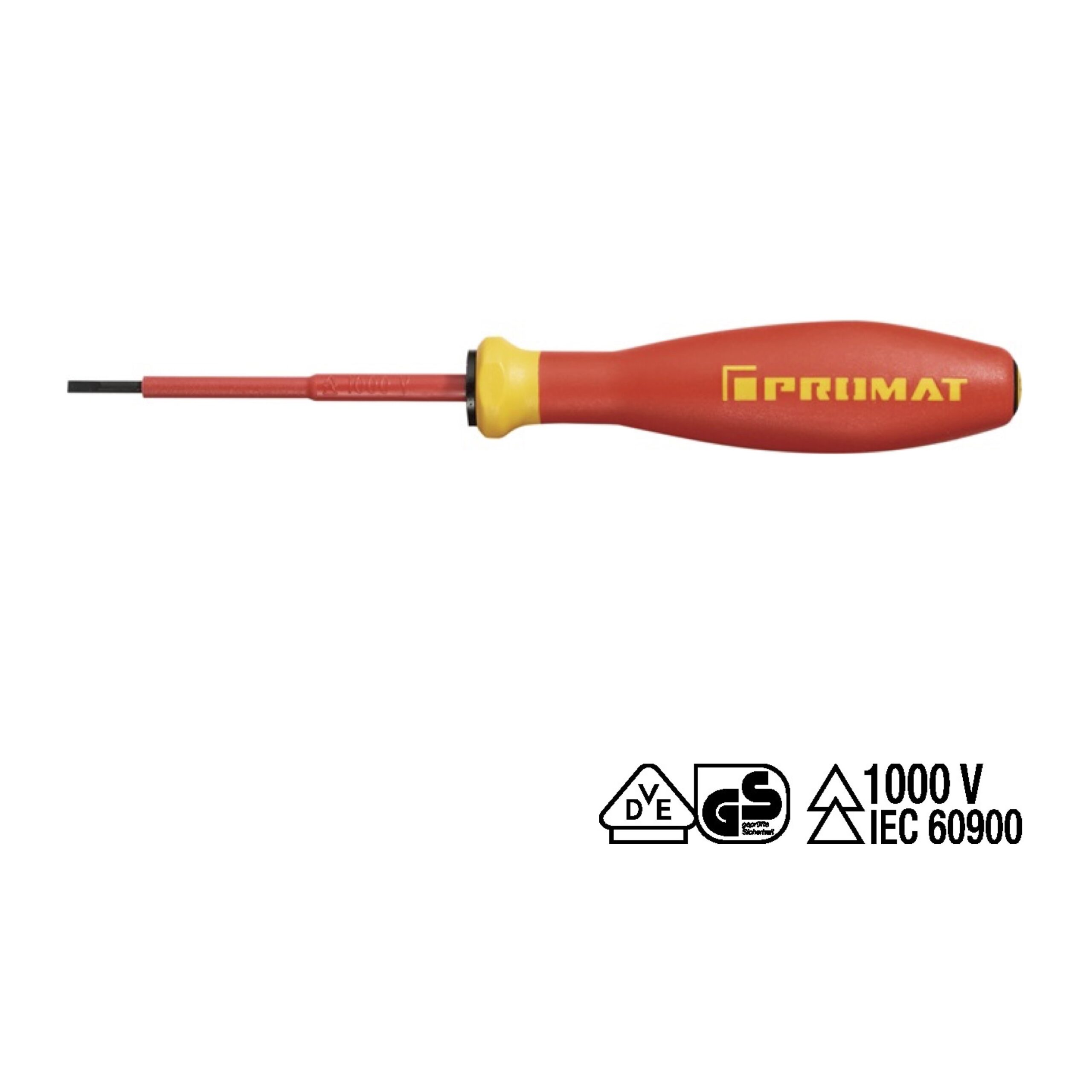 Tecwerk Schroevendraaier SLEUF VDE 2,5 x 75 mm geïsoleerd