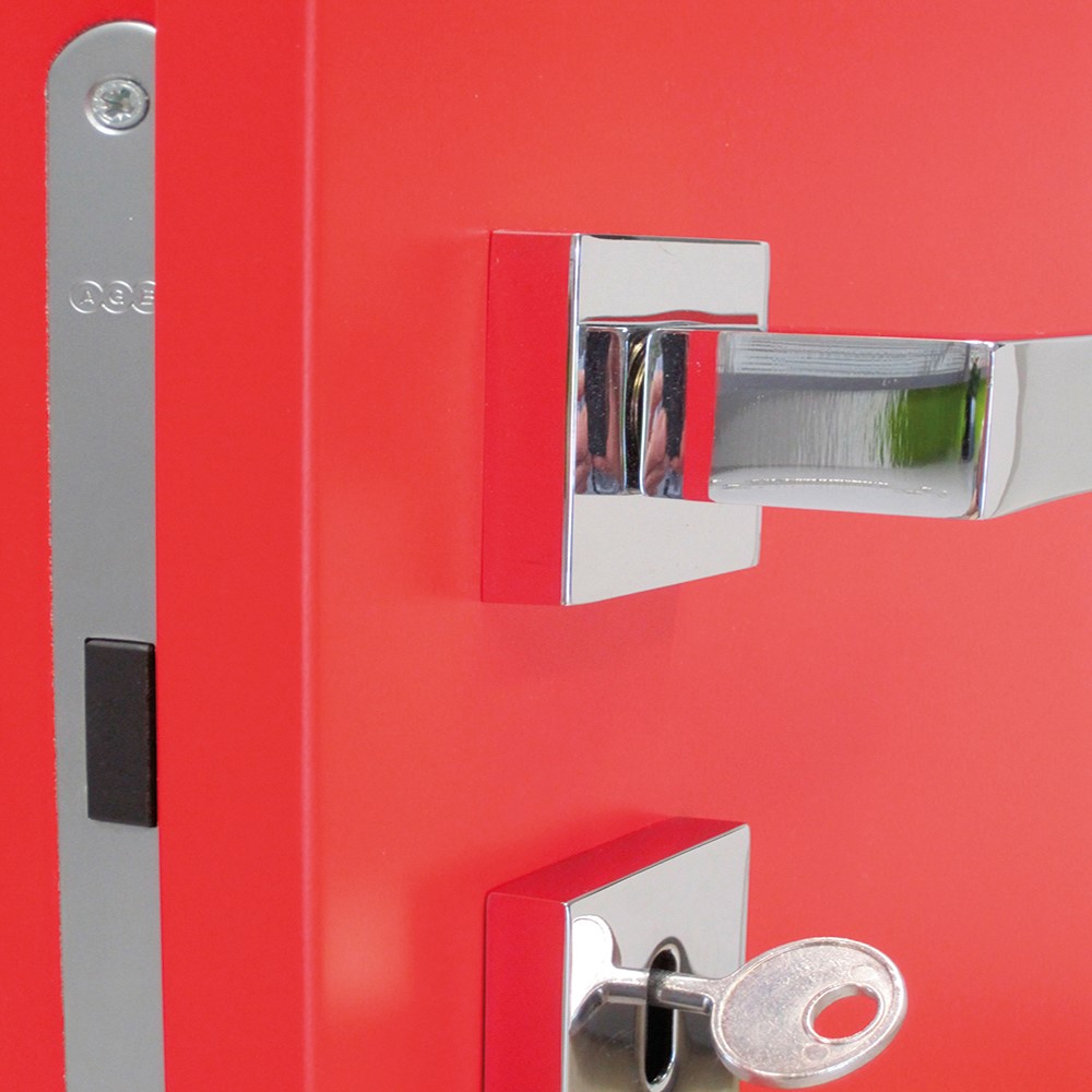 AGB Magneetslot BB 50 / 90 18MM inox look + regelbare tegenplaat - Afbeelding 2