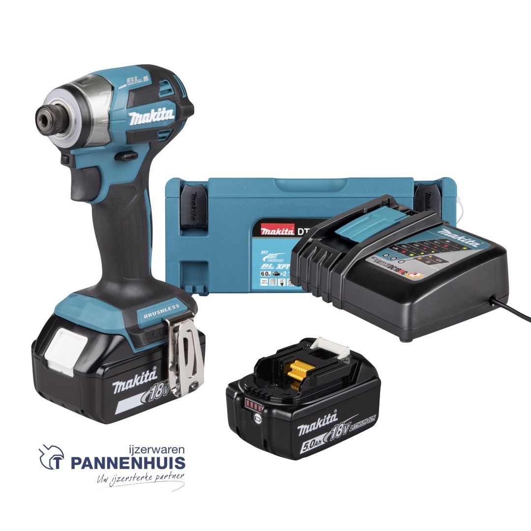 Makita DTD173RTJ Slagschroevendraaier LXT® 2x5 Ah accu +lader + Macpak
