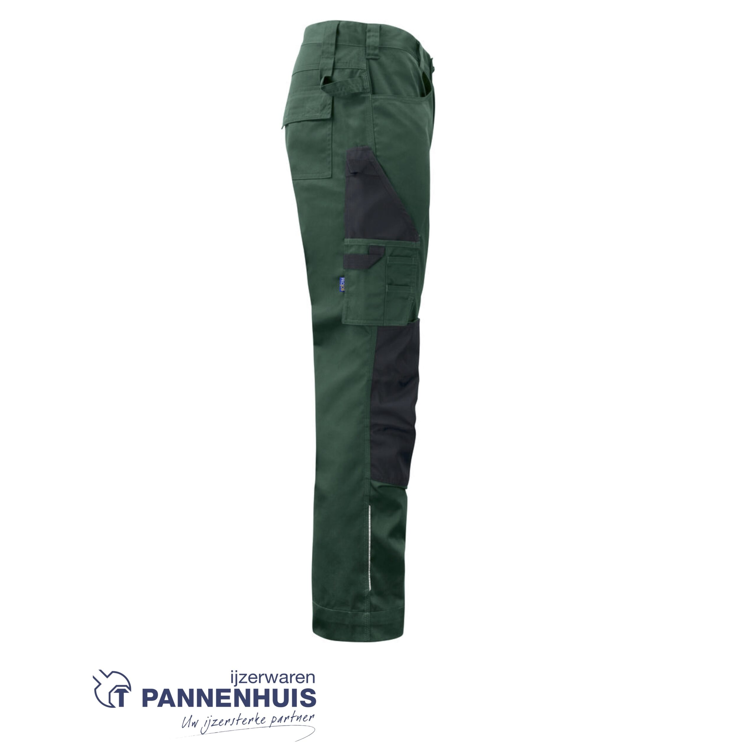 PROJOB 5532 BROEK MET KNIEZAKKEN GROEN - Afbeelding 4