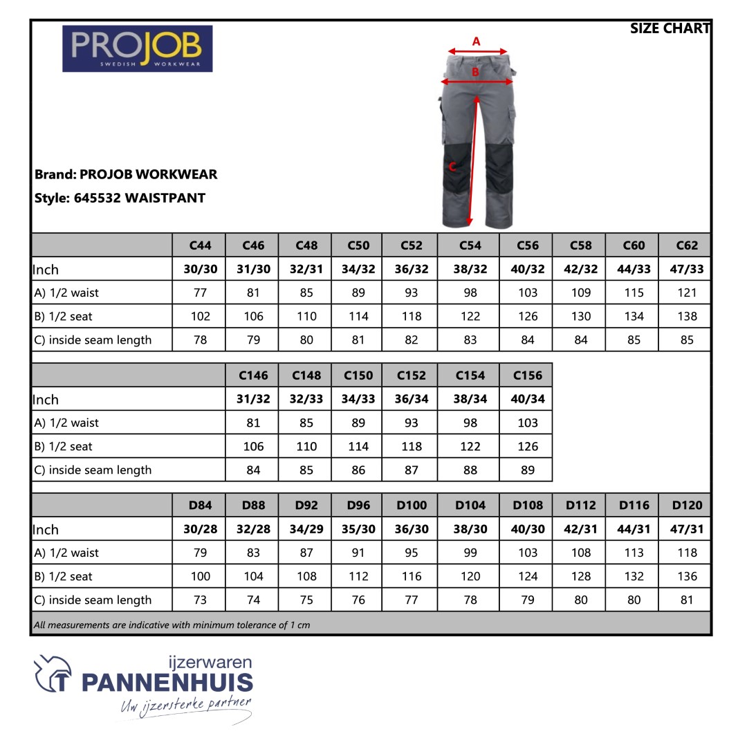 PROJOB 5532 BROEK MET KNIEZAKKEN GROEN - Afbeelding 5