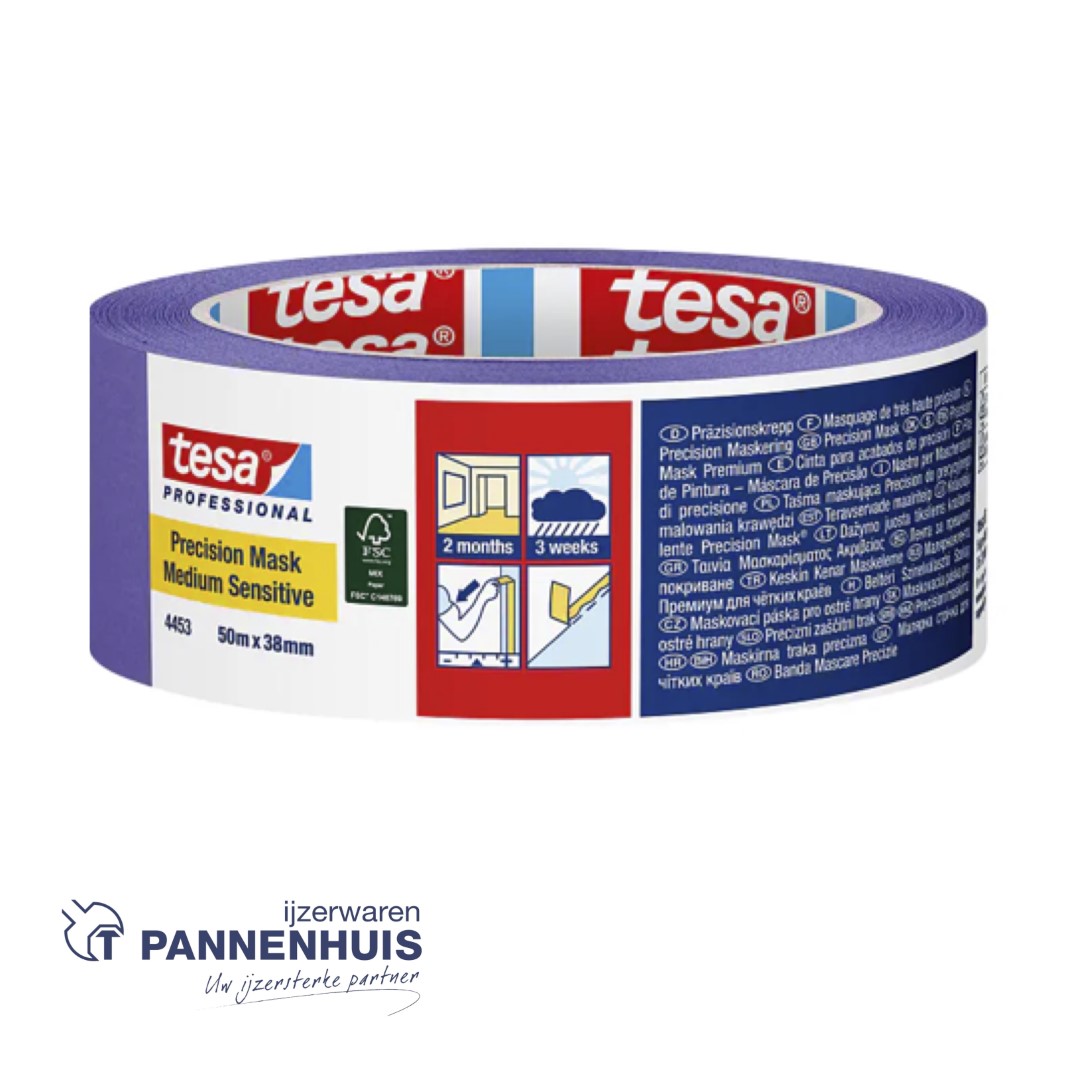 Tesa 04453 KREPP Precision Mask Medium Sensitive paars 50x38