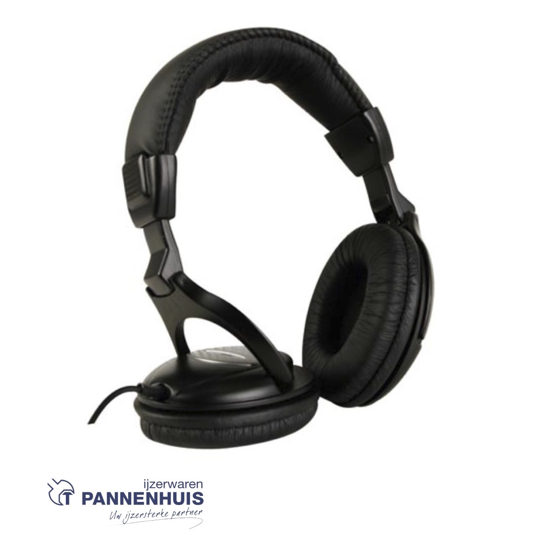 Digitale stereo hoofdtelefoon, aanpasbare robuuste hoofdband