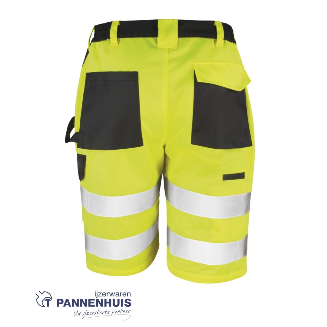 Cargo veiligheidsshort Fluo Geel - Afbeelding 2