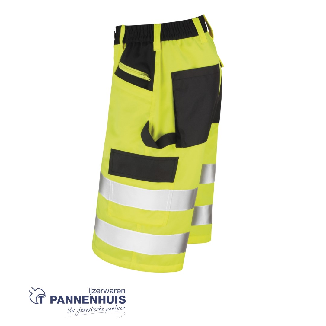 Cargo veiligheidsshort Fluo Geel - Afbeelding 3