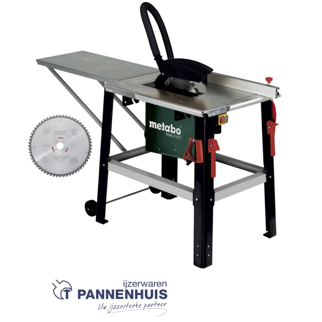 Metabo TKHS 315 C-2,0 WNB set Tafelcirkelzaag op=op