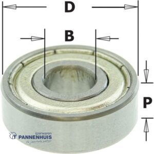 CMT Standaard kogellager D=22x8 P=7