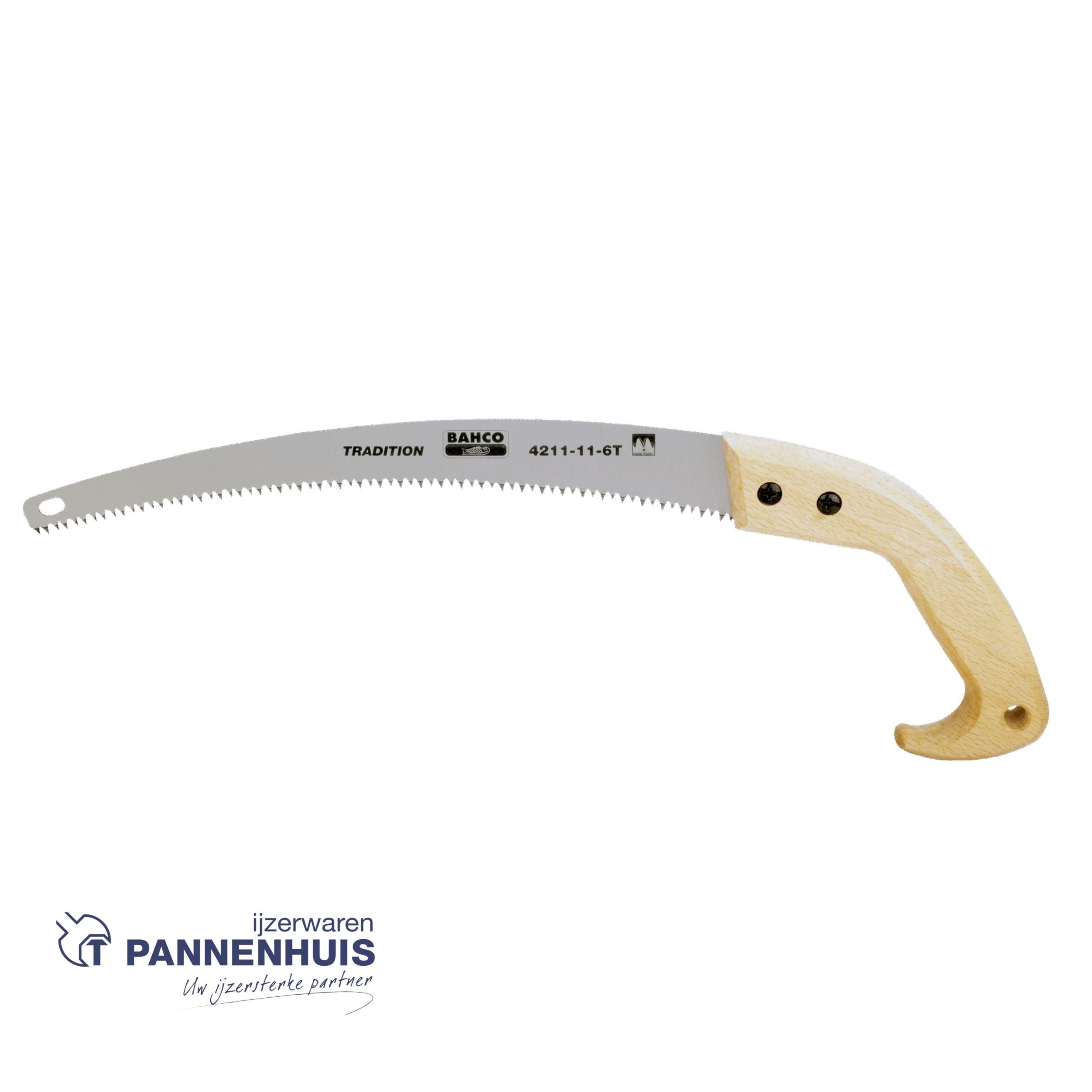 Bahco Snoeizaag houten greep droog en hard hout 14" 6 TPI