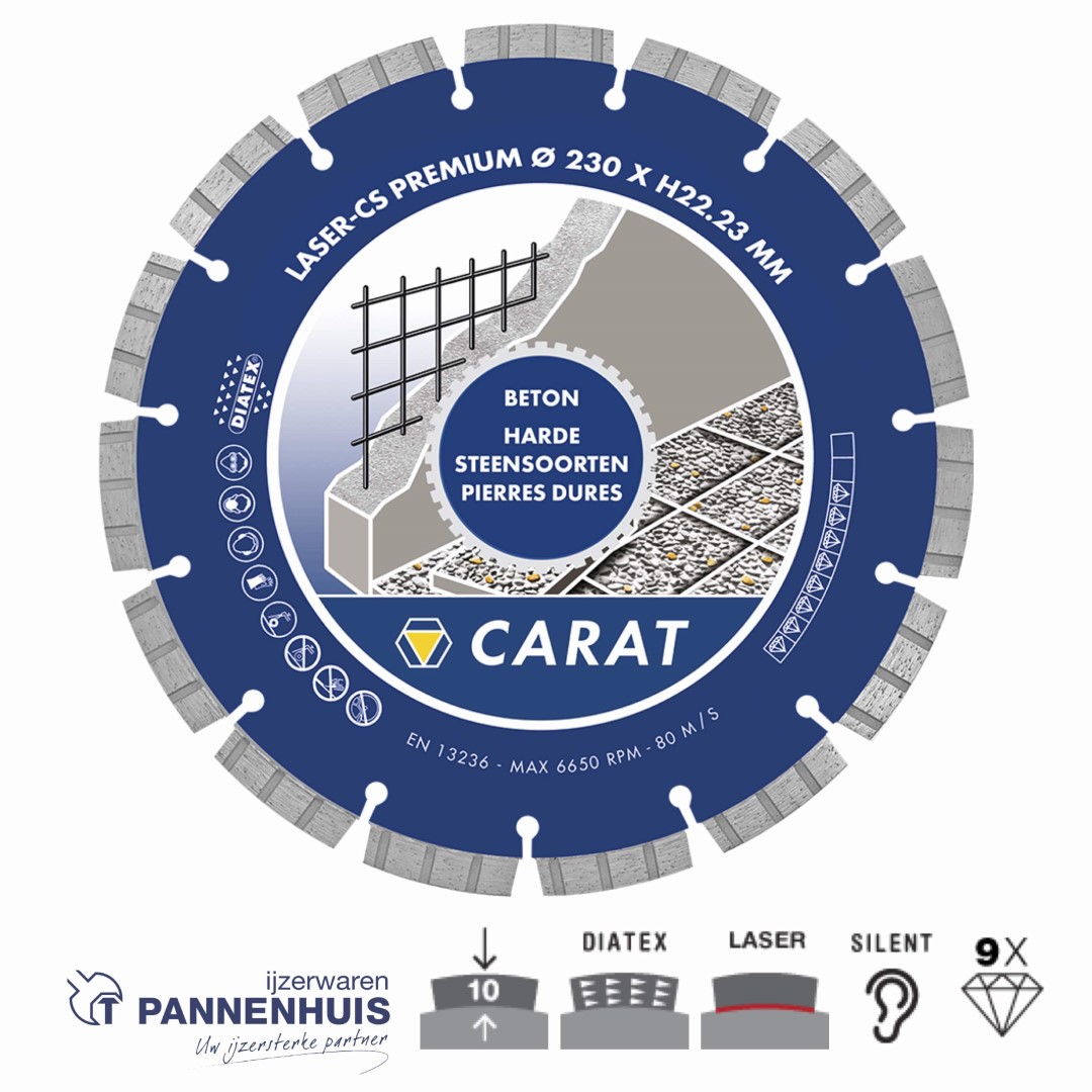 Carat CSB Brilliant 230x22,2 graniet/beton
