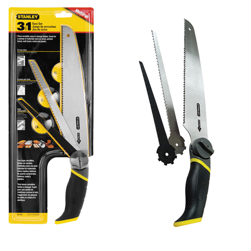 Stanley 3 in 1 handzaag hout-, metaal- en specifieke zaag