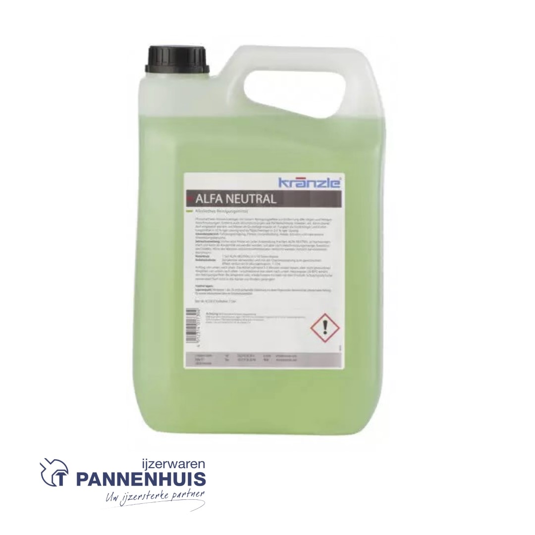 Kranzle reinigingsmiddelen Alfa Neutraal in 5 ltr universele reiniger