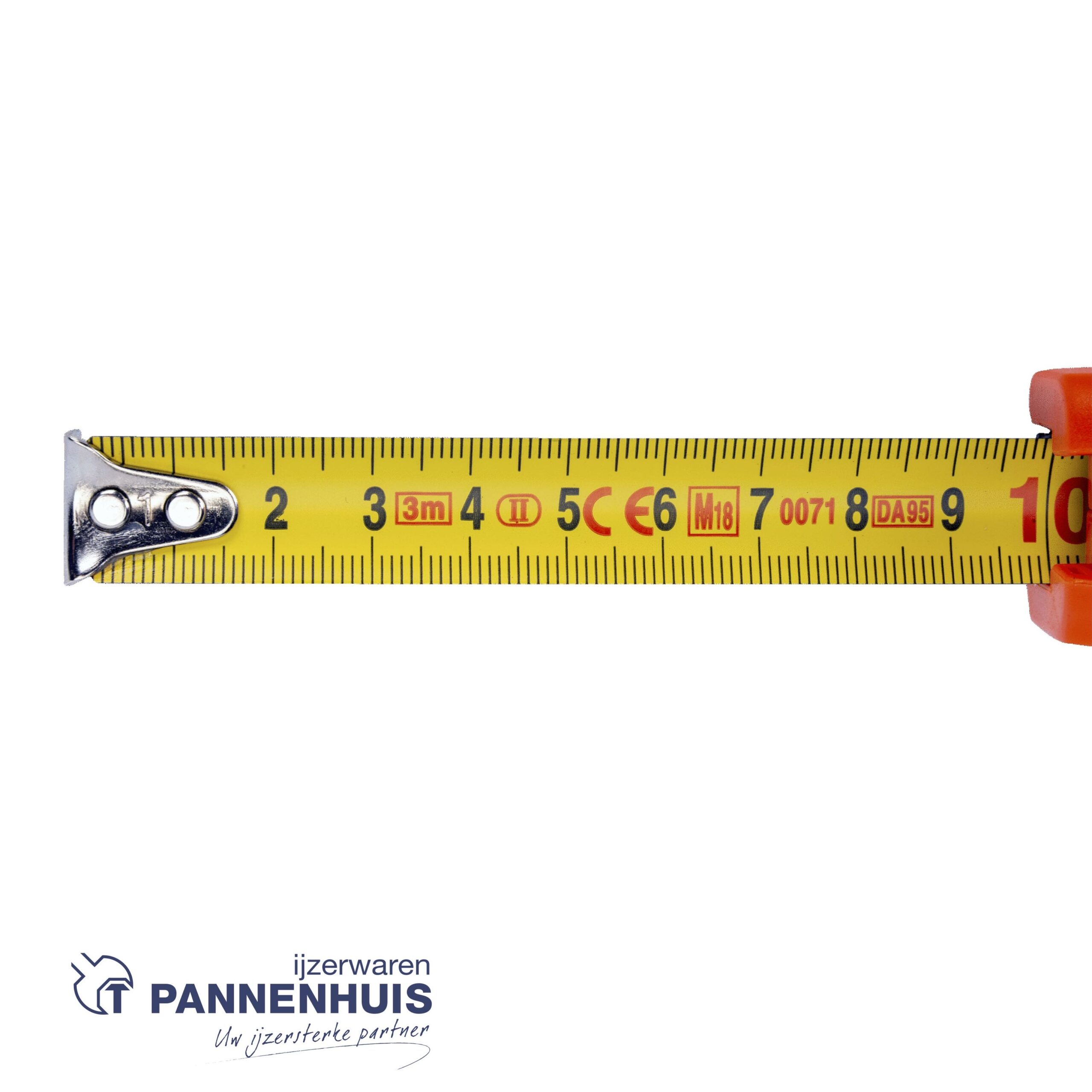 Bahco Rolbandmaat kunststof klasse II breedte 16 mm 3 m - Afbeelding 3