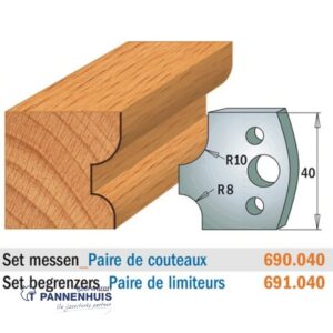CMT Profielmessen I=40x4mm 2 stuks nr.040