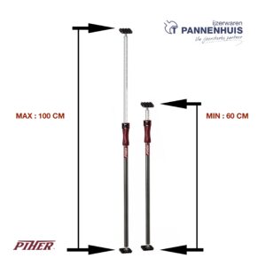 Piher 3de hand klem 60-100 cm