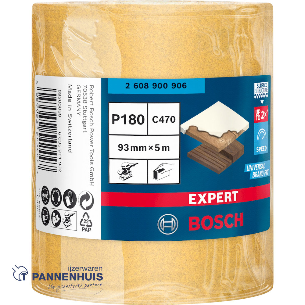 Bosch Schuurrol C470 93, x 5 m, K180 - Afbeelding 2
