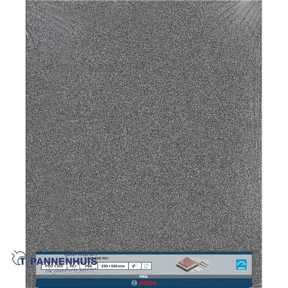 Bosch Schuurvel C355 230x280 mm P80 Coatings en Composites - Afbeelding 3