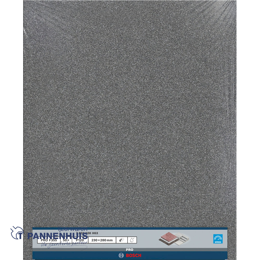 Bosch Schuurvel C355 230x280 mm P120 Coatings en Composites - Afbeelding 8