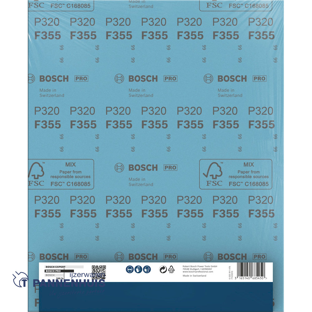 Bosch Schuurvel C355 230x280 mm P320 Coatings en Composites - Afbeelding 4