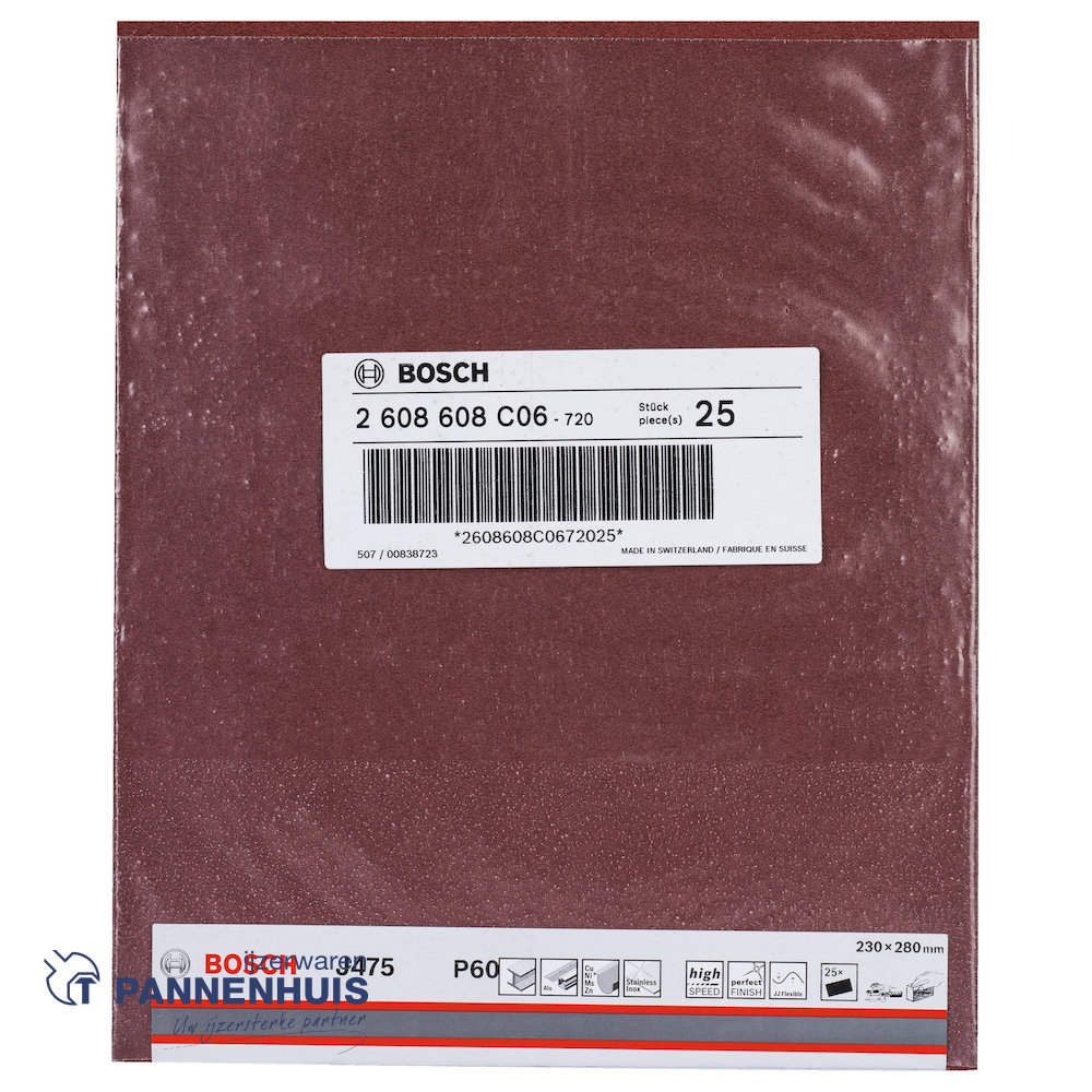 Bosch Schuurvel J475 Best for Metal 230 x 280 mm P 60 - Afbeelding 2