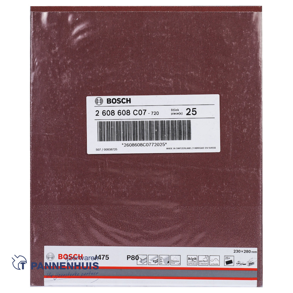Bosch Schuurvel J475 Best for Metal 230 x 280 mm P 80 - Afbeelding 2