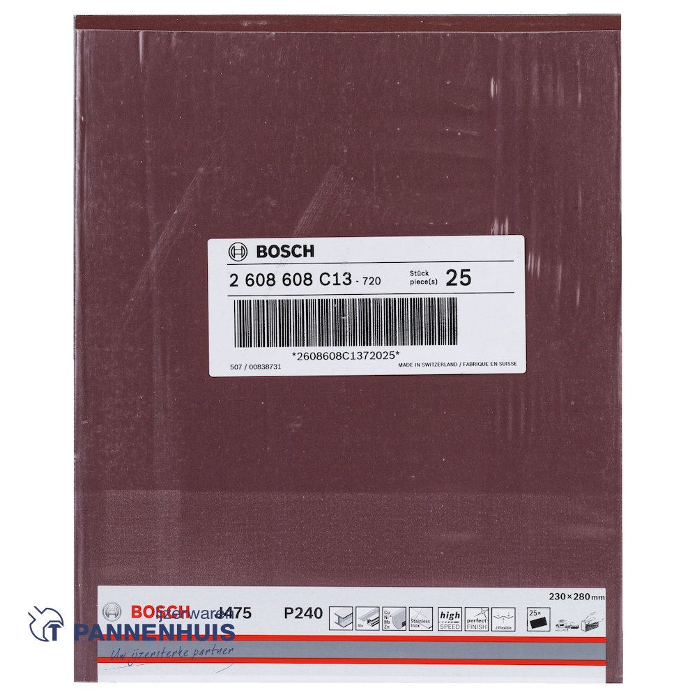 Bosch Schuurvel J475 Best for Metal 230 x 280 mm P240 - Afbeelding 2
