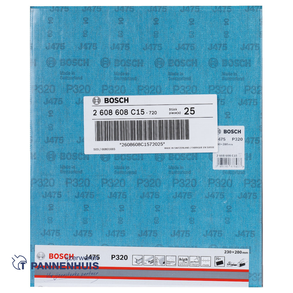 Bosch Schuurvel J475 Best for Metal 230 x 280 mm P320 - Afbeelding 2