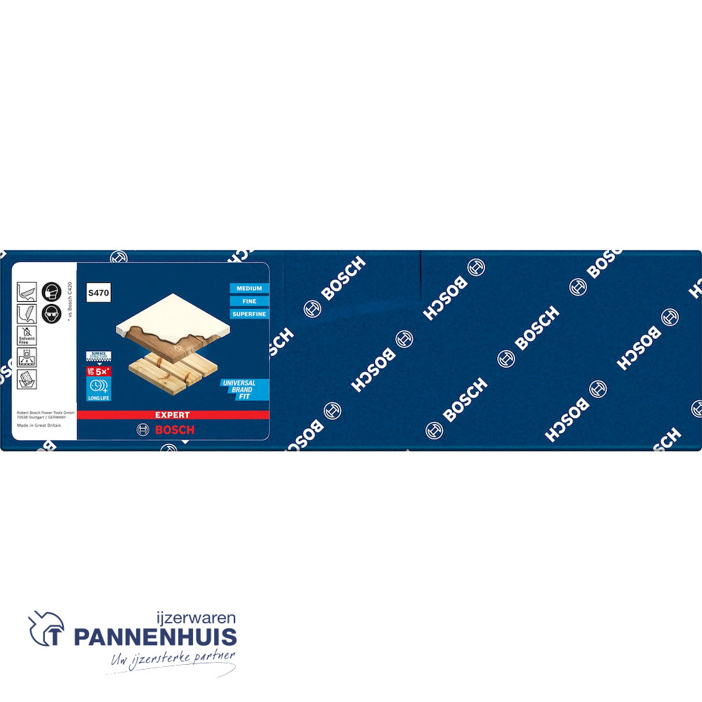 Bosch Schuurspons combi 69x97x26 mm Fijn S470 - Afbeelding 2