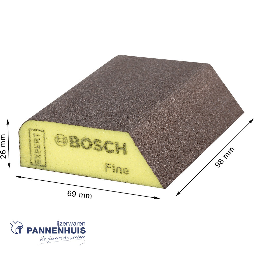 Bosch Schuurspons combi 69x97x26 mm Fijn S470 - Afbeelding 3