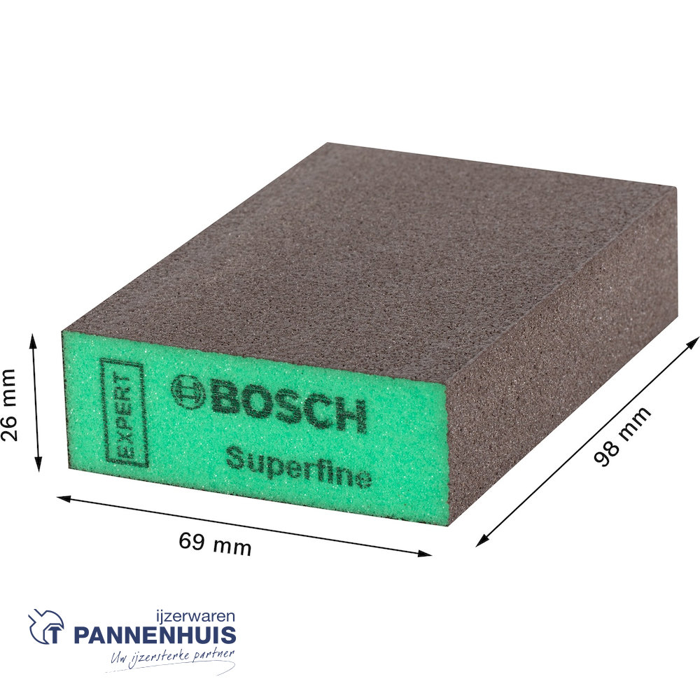Bosch Schuurspons standard 69x97x26 mm Superfijn S470 - Afbeelding 8