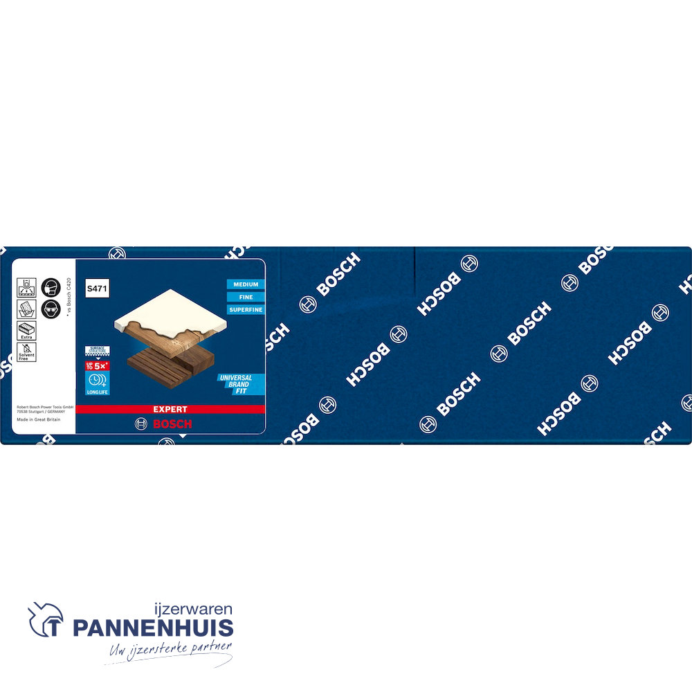 Bosch Schuurspons standard 69x97x26 mm Superfijn S470 - Afbeelding 9