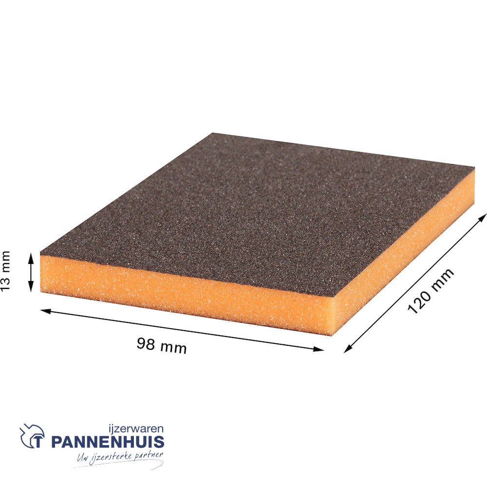 Bosch Schuurpad Pad Contour middel 98x120x13 mm S473 - Afbeelding 3