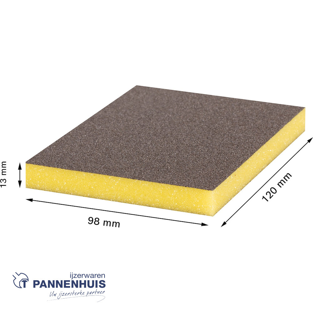 Bosch Schuurpad Pad Contour fijn 98x120x13 mm S473 - Afbeelding 3