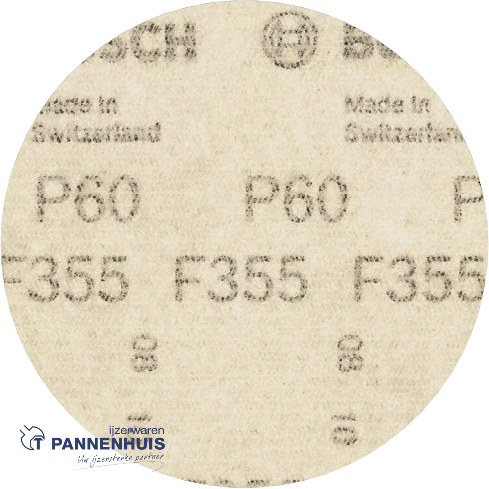 Bosch Schuurvel voor haakse slijper 125, K 60 10x - Afbeelding 2