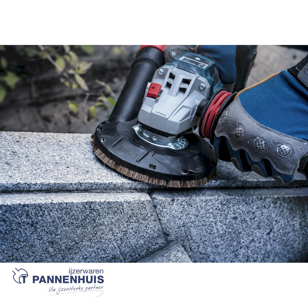 Bosch Schuurvel voor haakse slijper 125, K 80 10x - Afbeelding 8