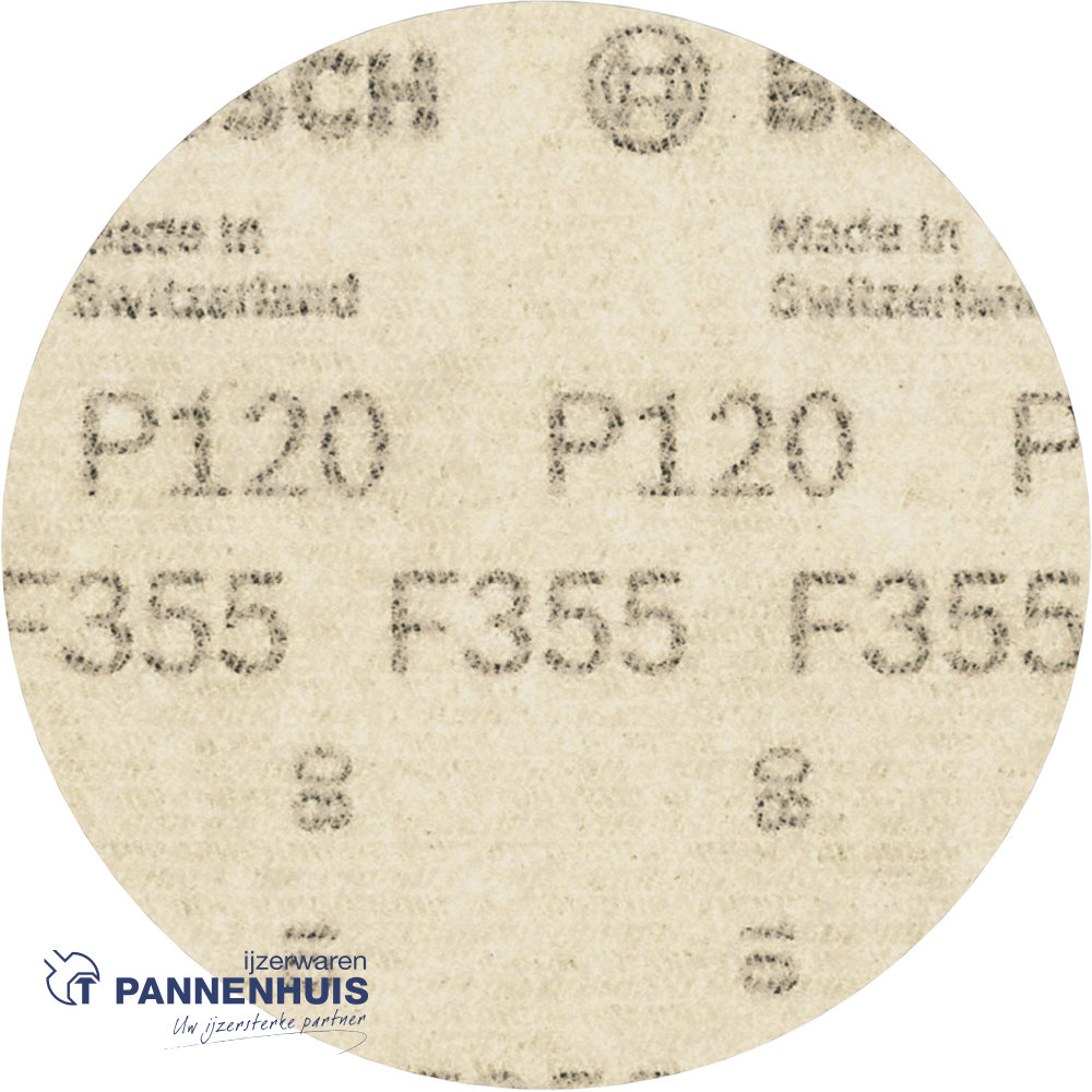Bosch Schuurvel voor haakse slijper 125, K120 10x - Afbeelding 2