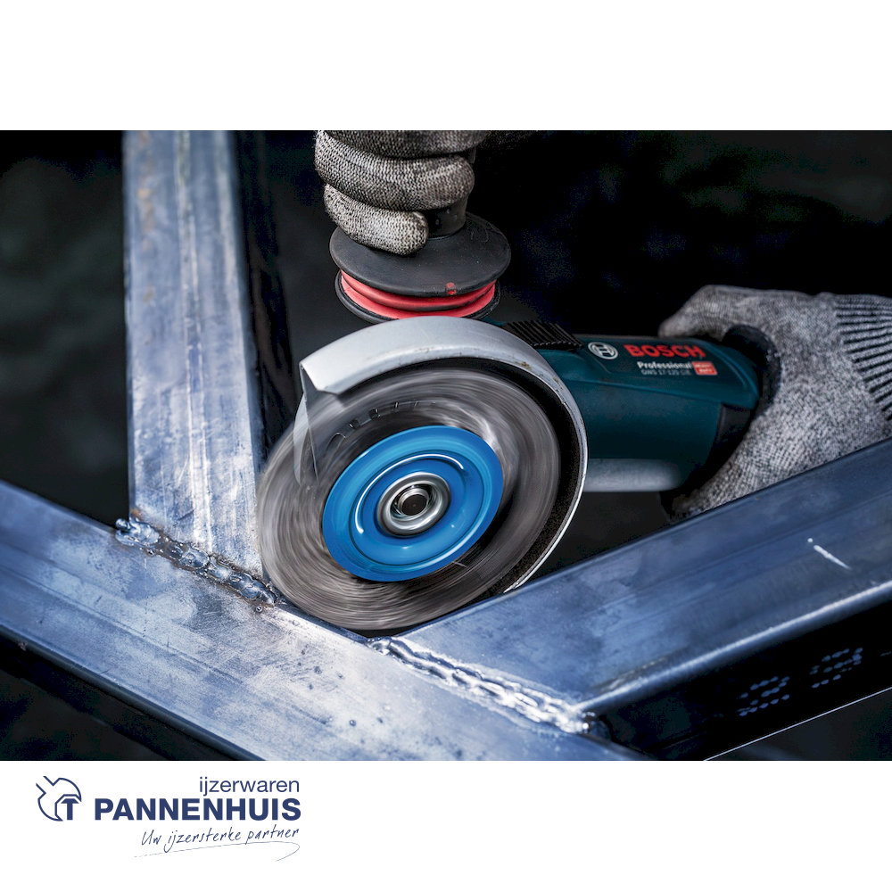 Bosch schijfborstel getordeerd 115 mm staal M14 - Afbeelding 6