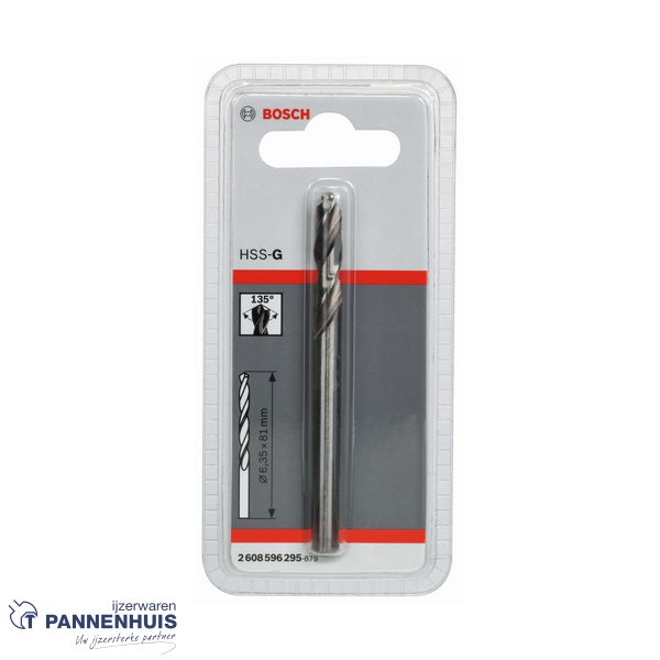Bosch Centreerboor HSS-G zeskant 81 mm - Afbeelding 2