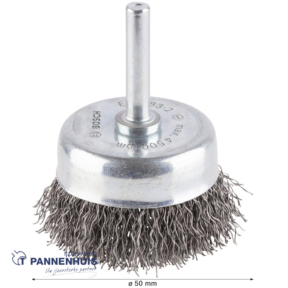 Bosch Komborstel gegolfd 50 x 0,3 mm staal - Afbeelding 4