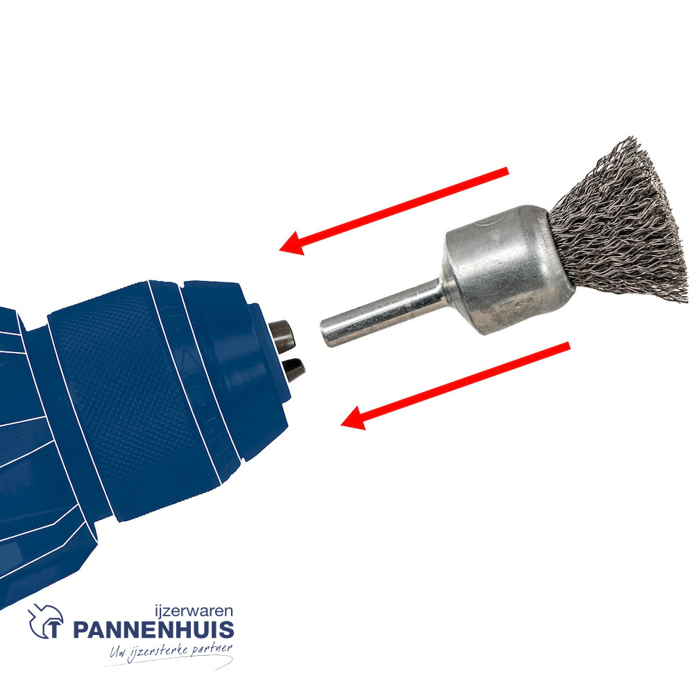 Bosch schijfborstel gegolfd 100 X 0,3 mm 10 mm staal - Afbeelding 9