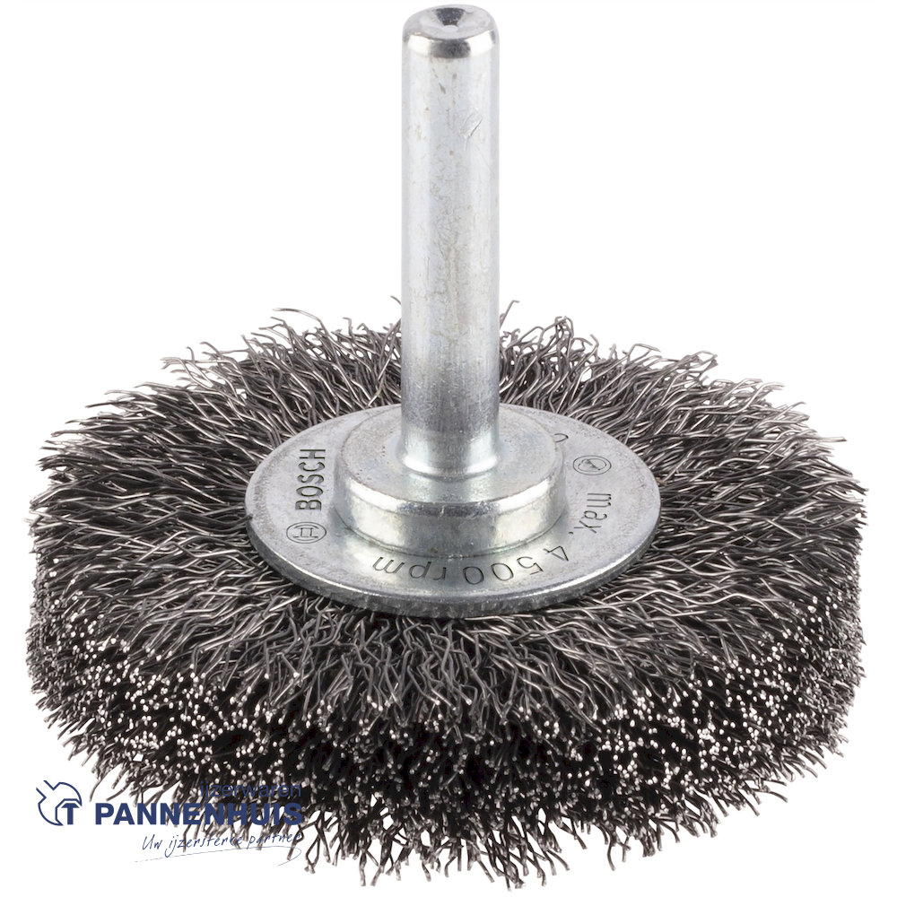 Bosch schijfborstel gegolfd 50 X 0,2 MM 15 mm staal
