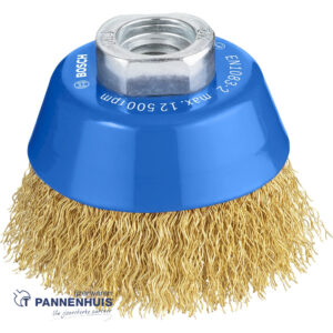 Bosch Komborstel gegolfd  70 x 0,3 mm M14 vermessingd