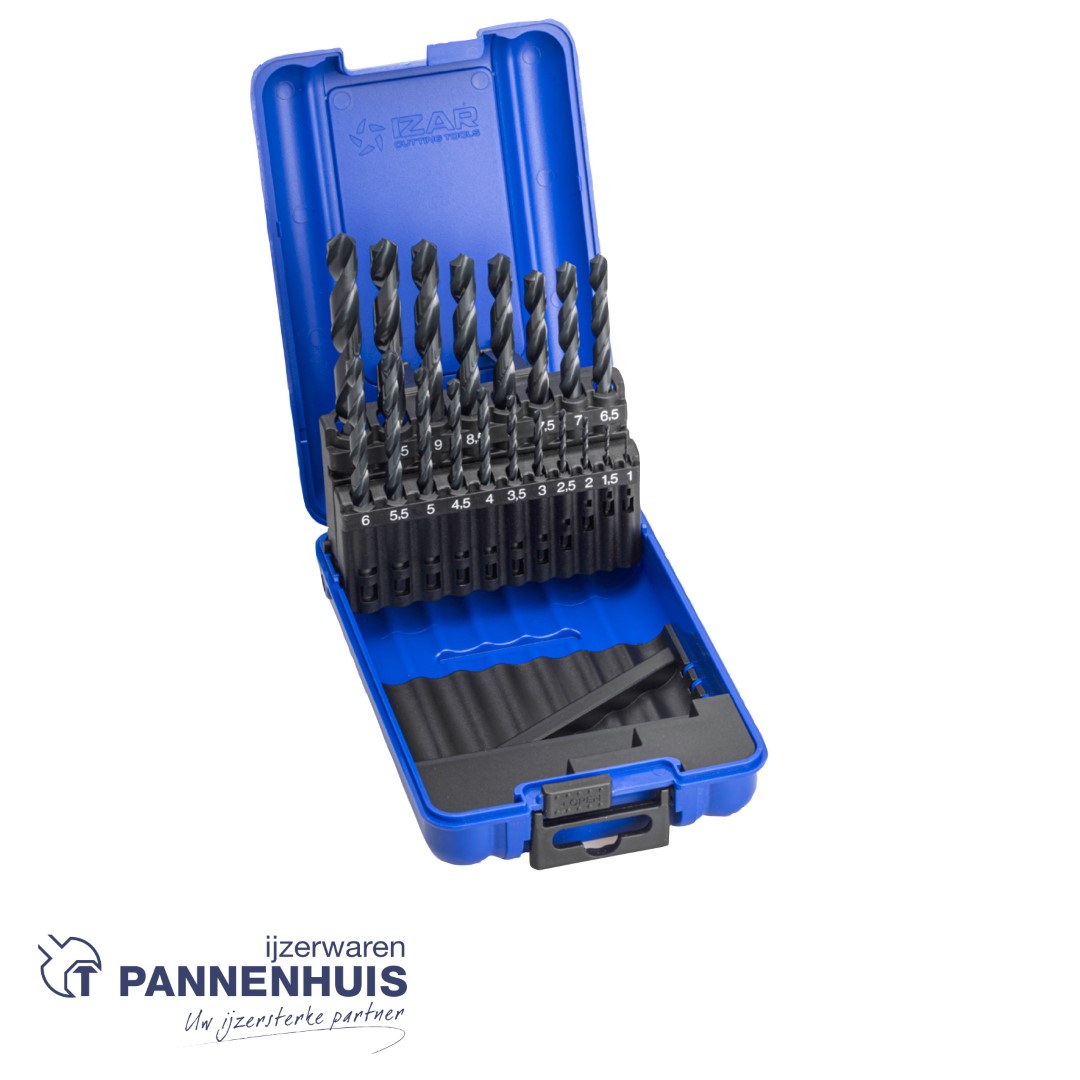 Izar Borenset 1-10 X 0,50 HSS (1010) - DIN338 19-PCS