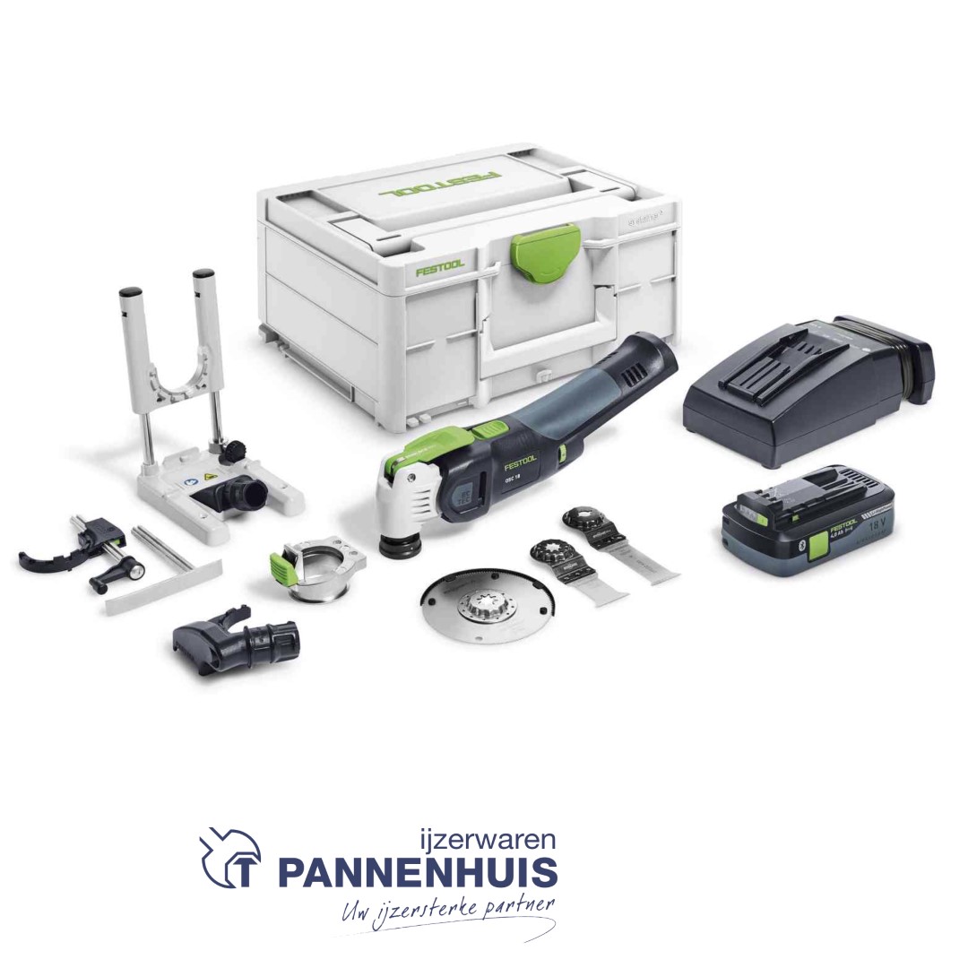 Festool Oscillerende accu-machine VECTURO OSC 18 HPC 4,0 EI-Set