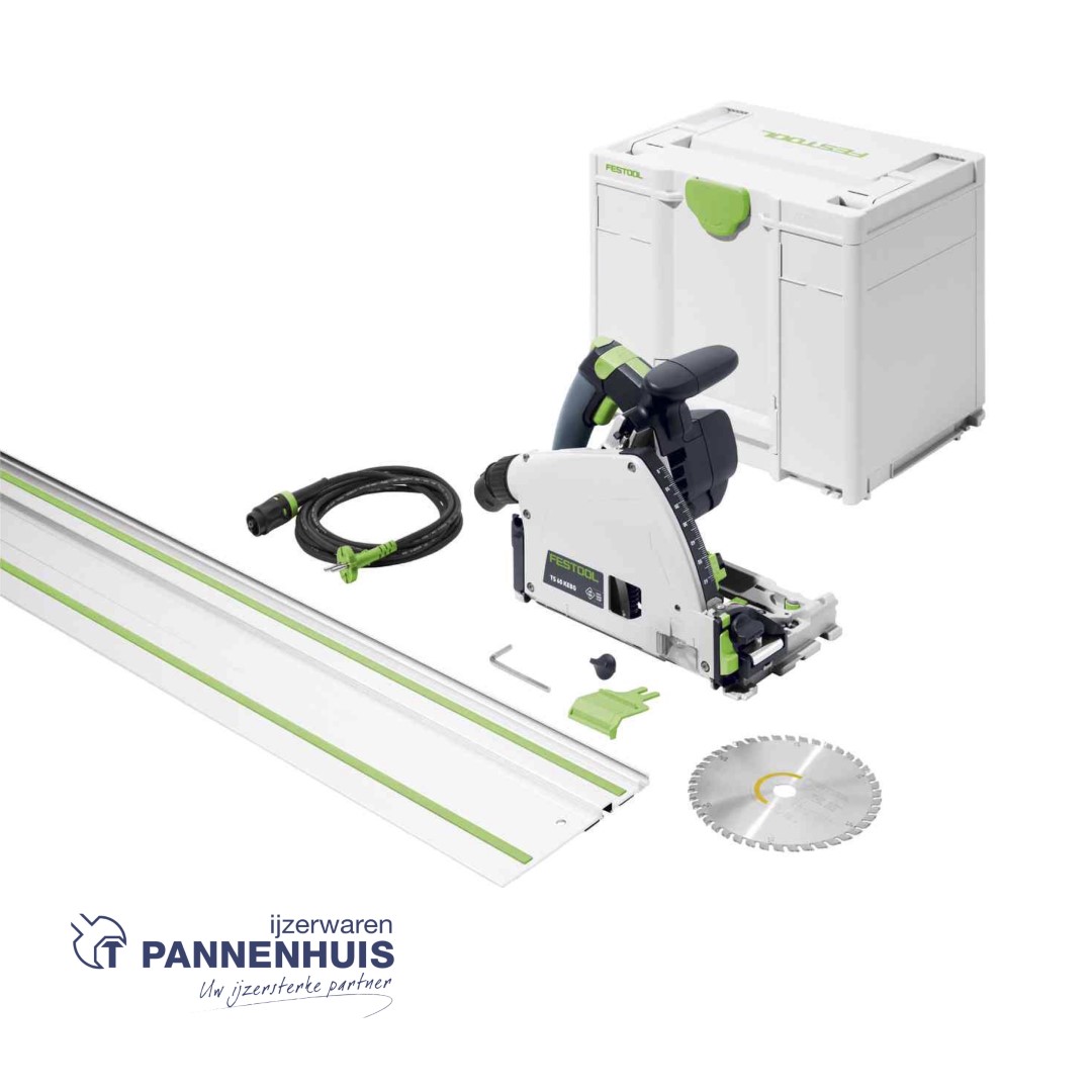 Festool Invalcirkelzaag TS 60 KEBQ-Plus-FS (met geleidinglat FS 1400)