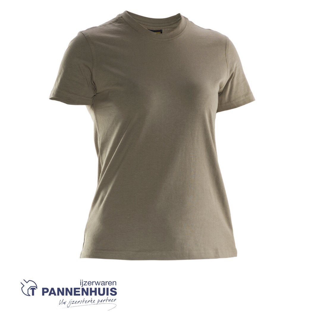 Jobman 5265 Dames T-SHIRT khaki L