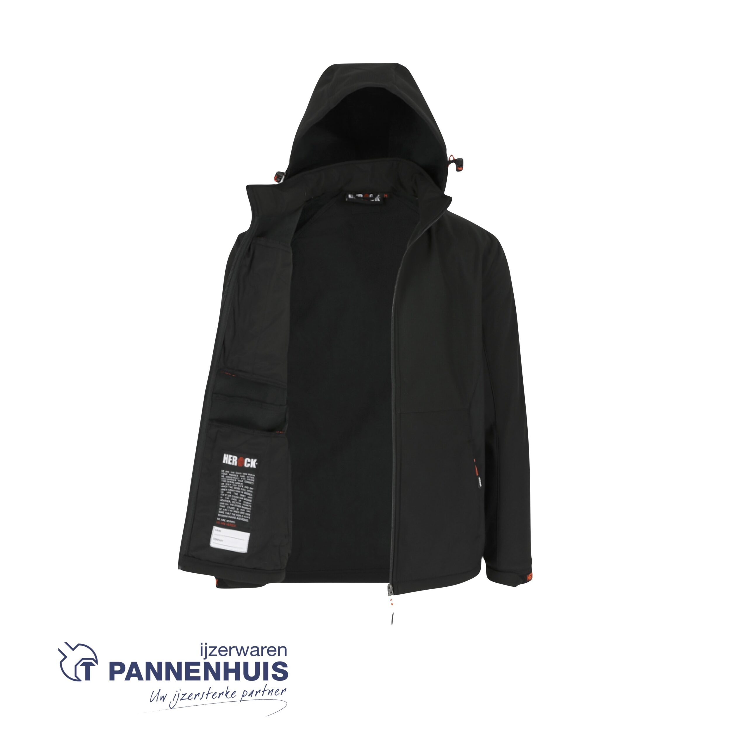 Herock Trystan softshell jas zwart XXL - Afbeelding 4