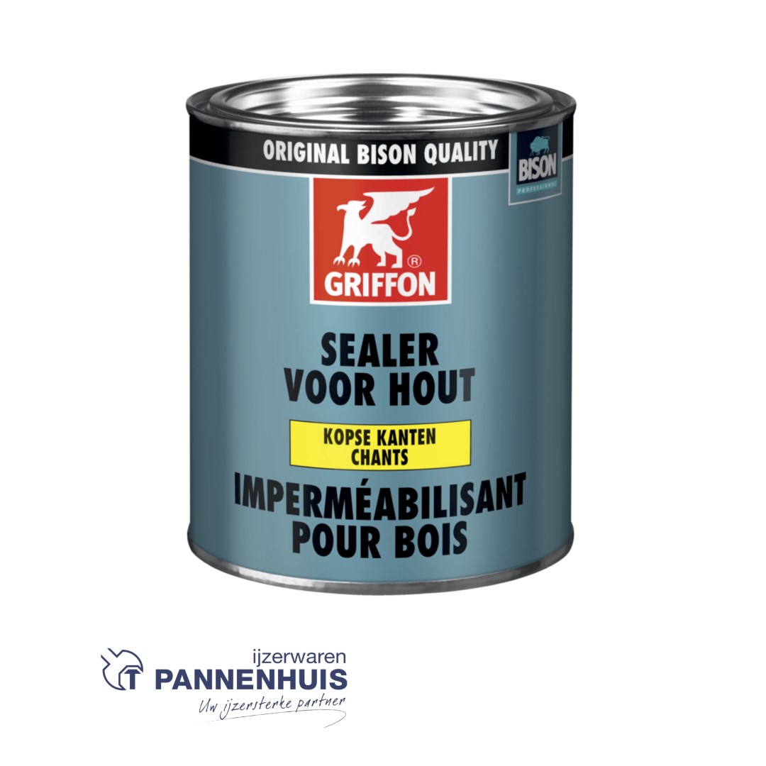 Griffon Sealer voor Hout Kopse Kanten Transparant Blik 750 ml